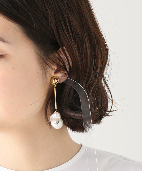 Bijou R.I （ビジューアールアイ）の「【Bijou R.I /ビジューアールアイ】 パールピアス（ピアス（両耳用）・レディース・ゴールド・FREE）」の6枚目の写真