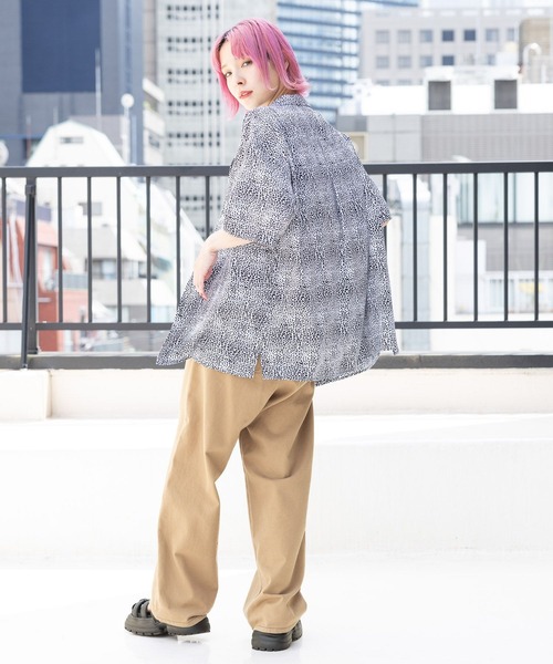 PBLIM(ページボーイリム)の「PBLIM/レオパードシャツ(シャツ/ブラウス・レディース・ネイビー系/ホワイト系その他・FREE)」の8枚目の写真