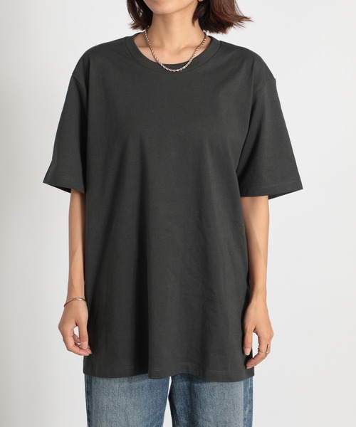 SETUP7(セットアップセブン)の「【SETUP7】大人のヘビーウェイトUSAコットンTee(Tシャツ/カットソー・レディース・ブラック/ホワイト/チャコールグレー・M/L)」の7枚目の写真