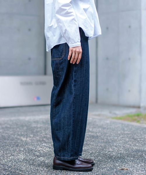 D.M.G. / ディーエムジー] 10ozムラ糸デニム アーモンドパンツ