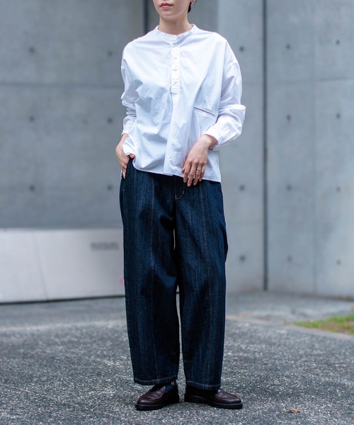 極美品 24SS 大人気♡ D.M.G ドミンゴ デニムアーモンドパンツ M 極美品 24SS 大人気♡ D.M.G ドミンゴ デニムアーモンドパンツ M