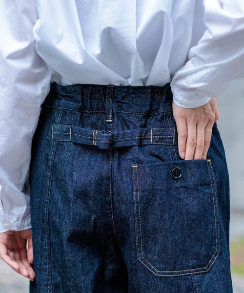 D.M.G. / ディーエムジー] 10ozムラ糸デニム アーモンドパンツ