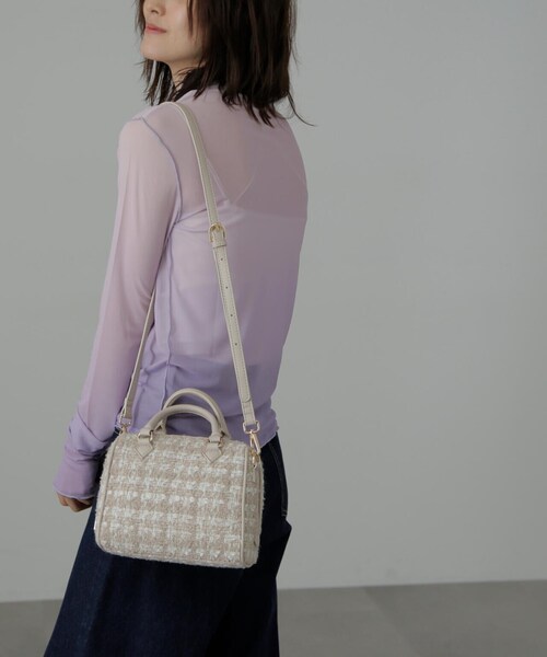 FREE'S MART(フリーズマート)の「◆ミニボストンバッグ(ボストンバッグ・レディース・ベージュ系その他/ブラウン系その他・フリ-)」の11枚目の写真