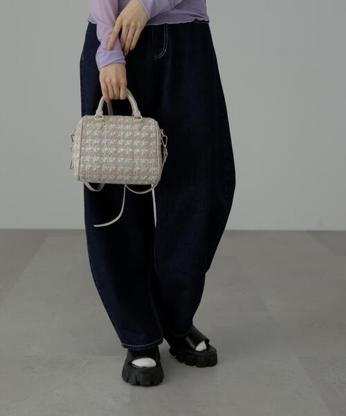 FREE'S MART(フリーズマート)の「◆ミニボストンバッグ(ボストンバッグ・レディース・ベージュ系その他/ブラウン系その他・フリ-)」の12枚目の写真