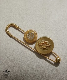 ROPE' | 【MITAKE BUTTON】ダブルモチーフピン(ブローチ/コサージュ)