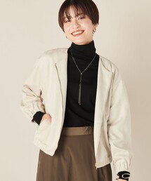 NOLLEY’S | ウォッシャブルダンボールスエード ジップブルゾン(ブルゾン)