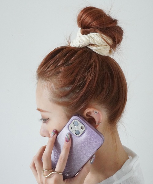 カラバリ豊富 カラー ニット シュシュ（シュシュ）｜Port（ポート）の