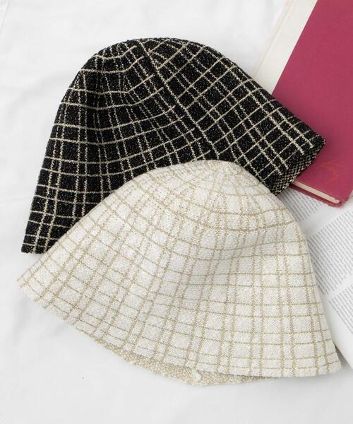 WEGO（ウィゴー）の「WEGO/ツイードクローシュハット（ハット・レディース・ホワイト/ブラック・FREE）」の13枚目の写真