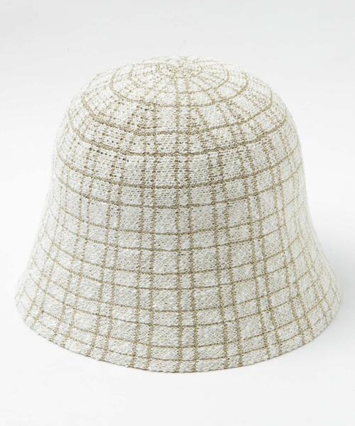 WEGO（ウィゴー）の「WEGO/ツイードクローシュハット（ハット・レディース・ホワイト/ブラック・FREE）」の3枚目の写真