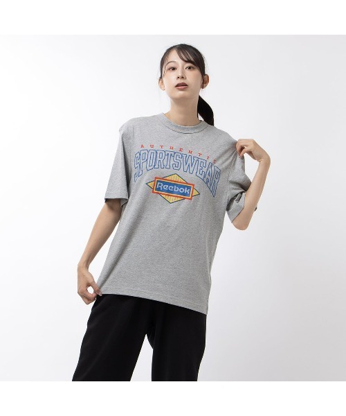 Reebok(リーボック)の「クラシック ショートスリーブ Tシャツ / CLASSIC SHORT SLEEVE TEE(Tシャツ/カットソー・メンズ・ベージュ/ヘザーグレー/ネイビー・SMALL/LARGE/MEDIUM/XX-LARGE/X-LARGE/X-SMALL)」の9枚目の写真