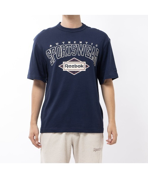 Reebok(リーボック)の「クラシック ショートスリーブ Tシャツ / CLASSIC SHORT SLEEVE TEE(Tシャツ/カットソー・メンズ・ベージュ/ヘザーグレー/ネイビー・SMALL/LARGE/MEDIUM/XX-LARGE/X-LARGE/X-SMALL)」の14枚目の写真