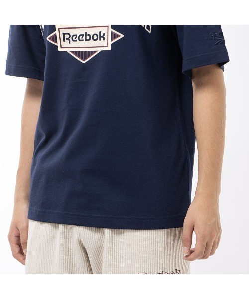 Reebok(リーボック)の「クラシック ショートスリーブ Tシャツ / CLASSIC SHORT SLEEVE TEE(Tシャツ/カットソー・メンズ・ベージュ/ヘザーグレー/ネイビー・SMALL/LARGE/MEDIUM/XX-LARGE/X-LARGE/X-SMALL)」の17枚目の写真