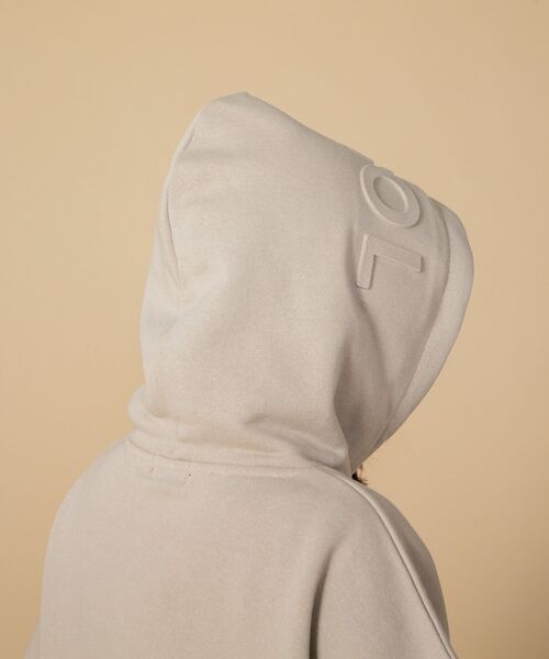 【KANGOL/カンゴール】フェイクレイヤード 袖プリント フードエンボスロゴ ビッグシルエット 裏起毛 フーディー プルオーバーパーカー（パーカー）｜KANGOL（カンゴール）