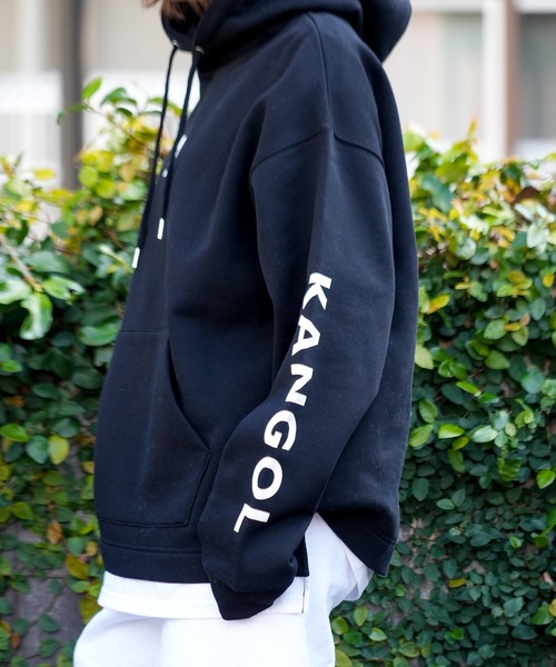 セール】【KANGOL/カンゴール】フェイクレイヤード 袖プリント