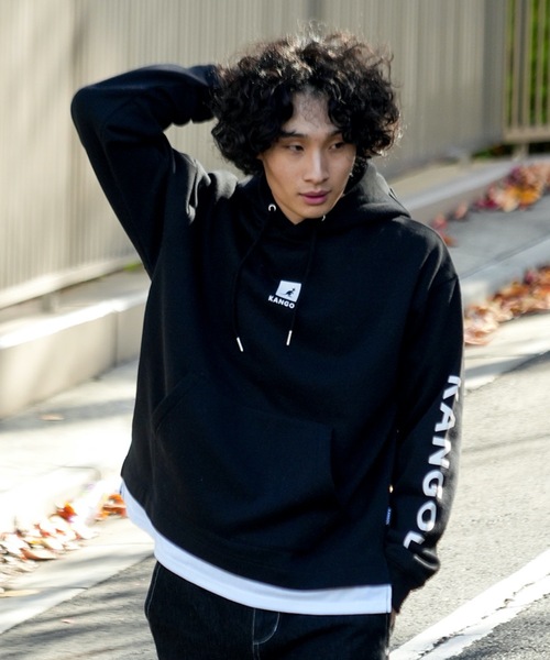 セール】【KANGOL/カンゴール】フェイクレイヤード 袖プリント