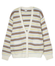X-girl | MULTI STRIPE SHAGGY KNIT CARDIGAN(ニット/セーター)