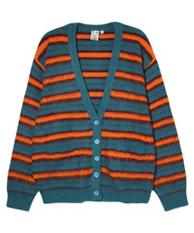 X-girl | MULTI STRIPE SHAGGY KNIT CARDIGAN(ニット/セーター)