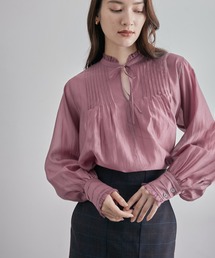 【新品タグ付き】 ROPE ロペ シャツ ブラウス パープル 38 Mサイズ ROPE'｜ロペのシャツ/ブラウス（パープル/紫色系）通販 - ZOZOTOWN