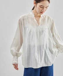 ROPE' | スタンドフリルシアーブラウス(シャツ/ブラウス)