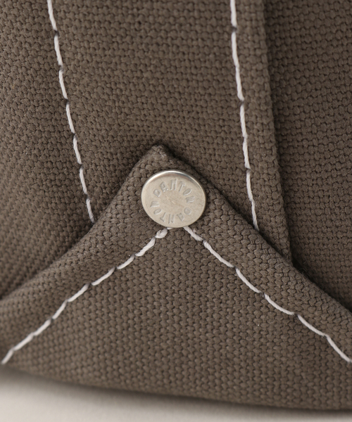 SLOBE IENA（スローブイエナ）の「【DANTON/ダントン】 CANVAS トートバッグ（ショルダーバッグ・レディース・アイボリー/チャコールグレー・FREE）」の21枚目の写真
