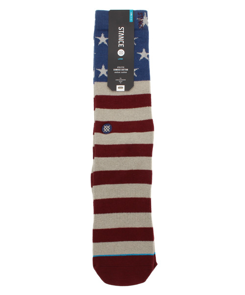 STANCE（スタンス）の「メンズ スタンスソックス 星条旗 アメリカ 国旗