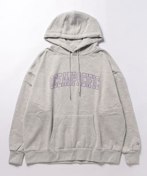 Ocean Pacific（オーシャンパシフィック）の「【OP:オーピー】ロゴスウェットパーカー 　フーディー（パーカー・メンズ・チャコール/アイボリー/グリーン/ベージュ/ヘザーグレー・MEDIUM/X-LARGE/LARGE）」の9枚目の写真