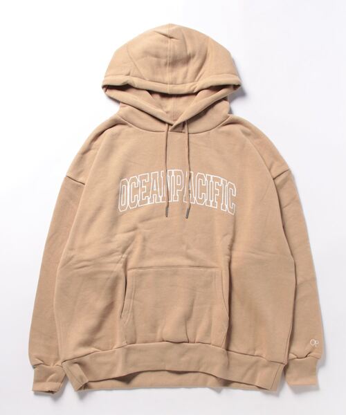 Ocean Pacific（オーシャンパシフィック）の「【OP:オーピー】ロゴスウェットパーカー 　フーディー（パーカー・メンズ・チャコール/アイボリー/グリーン/ベージュ/ヘザーグレー・MEDIUM/X-LARGE/LARGE）」の15枚目の写真