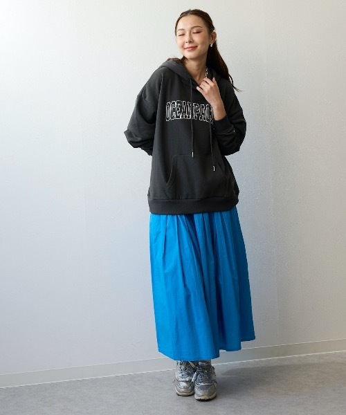 Ocean Pacific（オーシャンパシフィック）の「【OP:オーピー】ロゴスウェットパーカー 　フーディー（パーカー・メンズ・チャコール/アイボリー/グリーン/ベージュ/ヘザーグレー・MEDIUM/X-LARGE/LARGE）」の21枚目の写真