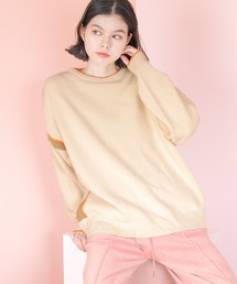 niko and... | サイドクロシェニットプルオーバー(ニット/セーター)