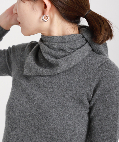 EXTREME CASHMERE/エクストリームカシミヤ】ニットバンダナ