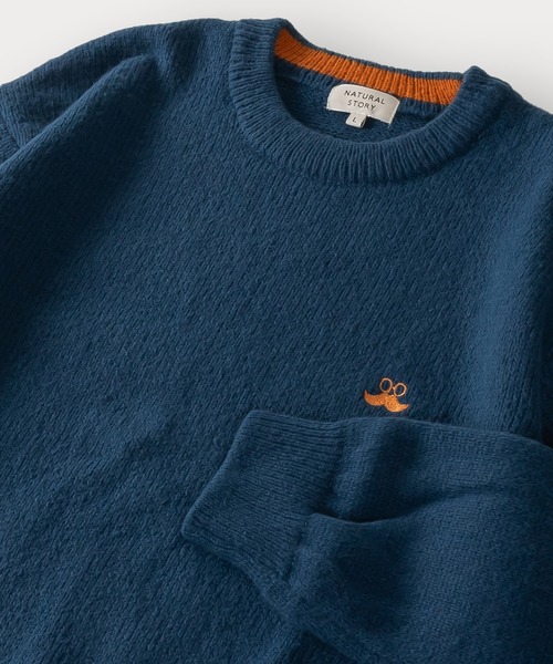 SlashDate（スラッシュデイト）の「ウールタッチひげ眼鏡ワンポイント