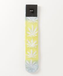 HUF（ハフ）の「【HUF】ハフ PLANTLIFE TIEDYE SOCK 靴下 クルーソックス SK00432（ソックス/靴下・メンズ）」