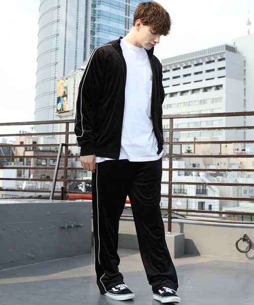 Beautiful Harmony（ビューティフルハーモニー）の「ベロアトラックパンツ（スウェットパンツ・メンズ・ブラウン/ワイン/ネイビー/ブラック・LARGE/MEDIUM）」の20枚目の写真