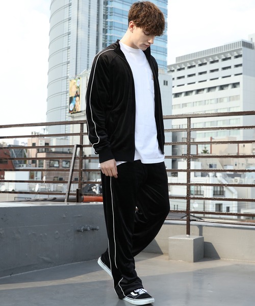 Beautiful Harmony（ビューティフルハーモニー）の「ベロアトラックパンツ（スウェットパンツ・メンズ・ブラウン/ワイン/ネイビー/ブラック・LARGE/MEDIUM）」の21枚目の写真