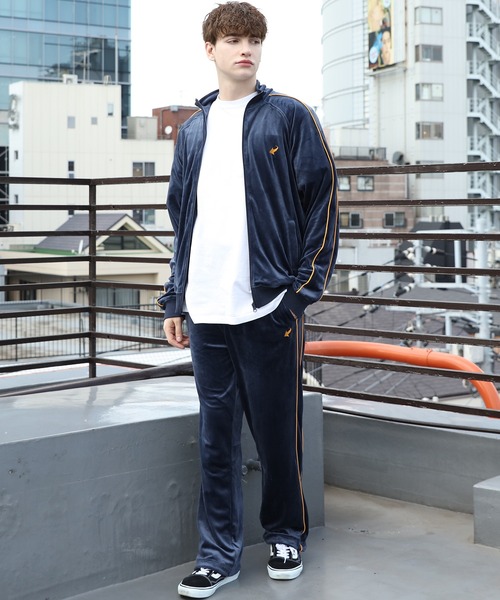 Beautiful Harmony（ビューティフルハーモニー）の「ベロアトラックパンツ（スウェットパンツ・メンズ・ブラウン/ワイン/ネイビー/ブラック・LARGE/MEDIUM）」の19枚目の写真