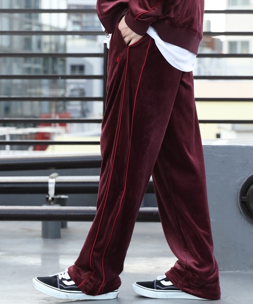 Beautiful Harmony（ビューティフルハーモニー）の「ベロアトラックパンツ（スウェットパンツ・メンズ・ブラウン/ワイン/ネイビー/ブラック・LARGE/MEDIUM）」の12枚目の写真