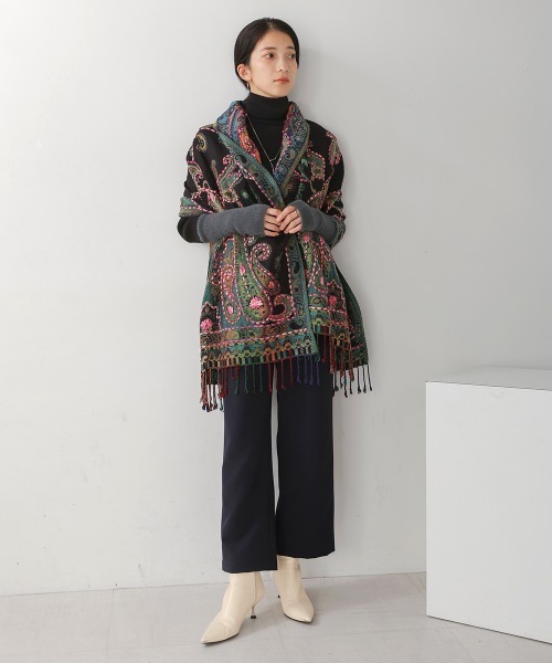 Bou Jeloud（ブージュルード）の「インド刺繍ストール（ストール/ショール・レディース・イエロー/グリーン/ベージュ/ネイビー・ONESIZE）」の16枚目の写真