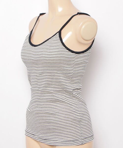 MILLER（ミラー）の「【Robert P. Miller】カップ付キャミソール RM211-247※（キャミソール・レディース・パープル/オフホワイト/グリーン/ネイビー/アイボリー/ブルー/ダークネイビー・FREE）」の8枚目の写真