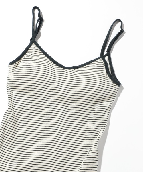 MILLER（ミラー）の「【Robert P. Miller】カップ付キャミソール RM211-247※（キャミソール・レディース・パープル/オフホワイト/グリーン/ネイビー/アイボリー/ブルー/ダークネイビー・FREE）」の5枚目の写真