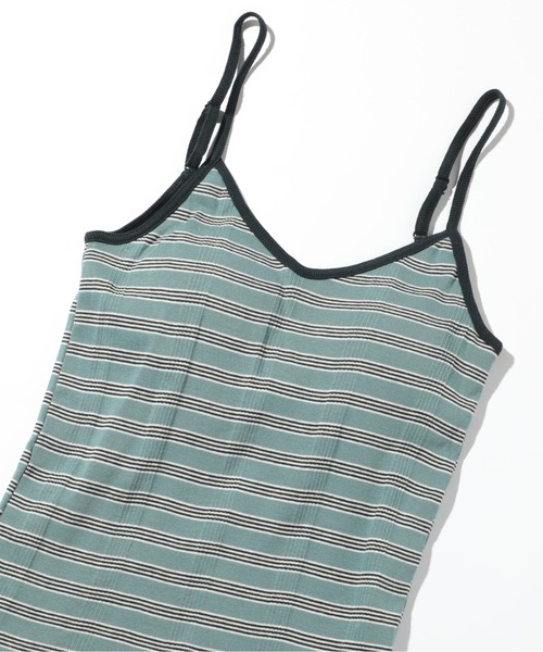 MILLER（ミラー）の「【Robert P. Miller】カップ付キャミソール RM211-247※（キャミソール・レディース・パープル/オフホワイト/グリーン/ネイビー/アイボリー/ブルー/ダークネイビー・FREE）」の6枚目の写真