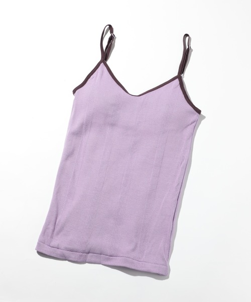 MILLER（ミラー）の「【Robert P. Miller】カップ付キャミソール RM211-247※（キャミソール・レディース・パープル/オフホワイト/グリーン/ネイビー/アイボリー/ブルー/ダークネイビー・FREE）」の11枚目の写真