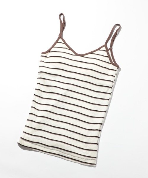 MILLER（ミラー）の「【Robert P. Miller】カップ付キャミソール RM211-247※（キャミソール・レディース・パープル/オフホワイト/グリーン/ネイビー/アイボリー/ブルー/ダークネイビー・FREE）」の16枚目の写真