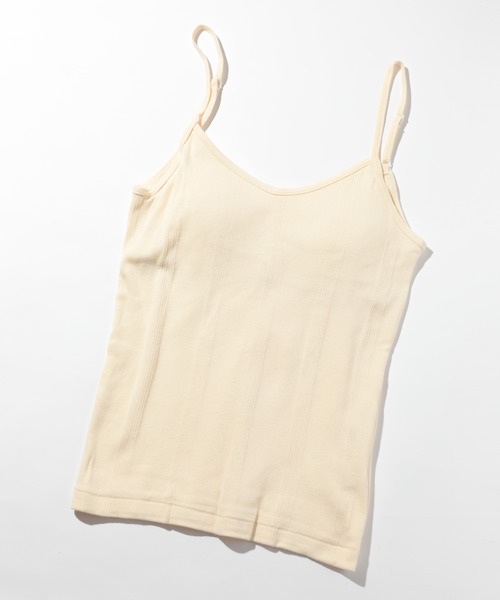 MILLER（ミラー）の「【Robert P. Miller】カップ付キャミソール RM211-247※（キャミソール・レディース・パープル/オフホワイト/グリーン/ネイビー/アイボリー/ブルー/ダークネイビー・FREE）」の15枚目の写真