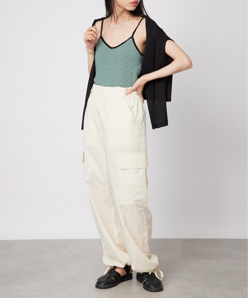 MILLER（ミラー）の「【Robert P. Miller】カップ付キャミソール RM211-247※（キャミソール・レディース・パープル/オフホワイト/グリーン/ネイビー/アイボリー/ブルー/ダークネイビー・FREE）」の21枚目の写真