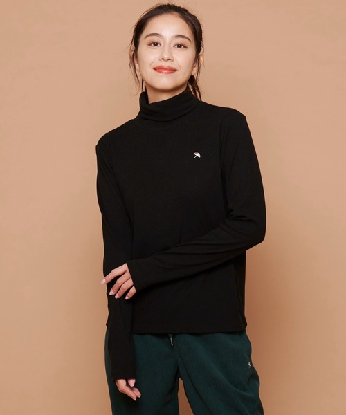 Arnold Palmer（アーノルドパーマー）の「リブ タートルネック プルオーバー（ニット/セーター・レディース・ブラック/アイボリー・M/S/L）」の12枚目の写真