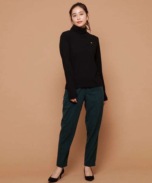 Arnold Palmer（アーノルドパーマー）の「リブ タートルネック プルオーバー（ニット/セーター・レディース・ブラック/アイボリー・M/S/L）」の13枚目の写真