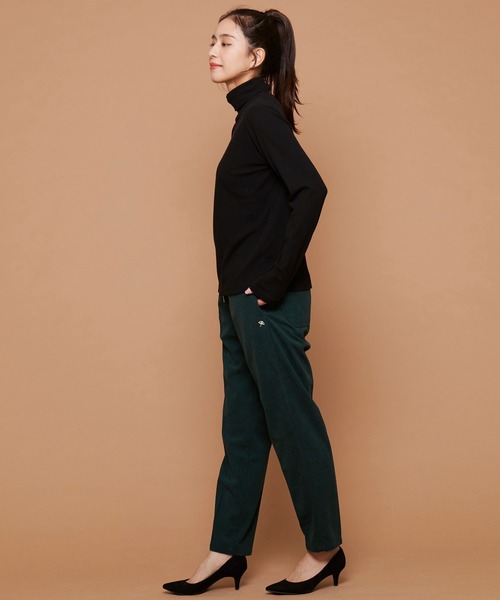 Arnold Palmer（アーノルドパーマー）の「リブ タートルネック プルオーバー（ニット/セーター・レディース・ブラック/アイボリー・M/S/L）」の15枚目の写真