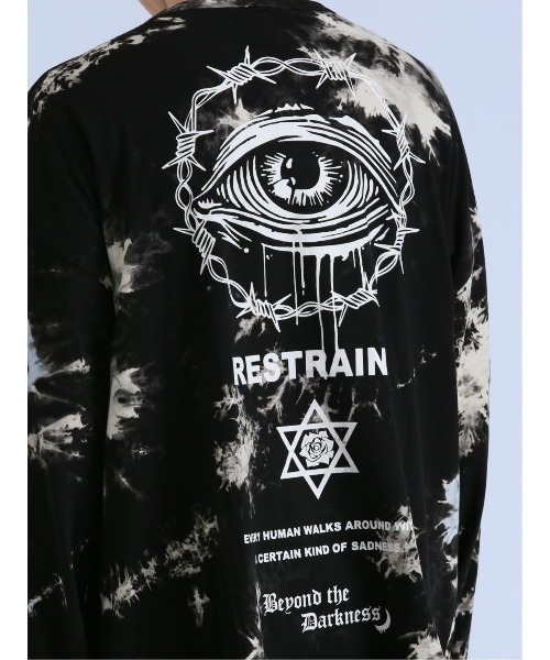 semantic design(セマンティックデザイン)の「【コットン100%】セマンティックデザイン×PSYCHONATION チェーンアイコンダメージ クルー長袖Tシャツ(Tシャツ/カットソー・メンズ・ホワイト×ブラック/ブラック/ホワイト・MEDIUM/LARGE)」の17枚目の写真