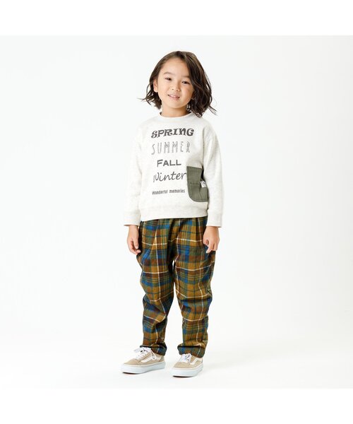 F.O.KIDS（エフオーキッズ）の「【総柄】冬のあったかシェフパンツ（その他パンツ・キッズ・グリーン/ベージュ/ネイビー/キャメル・120/130/90/95/140/80/110/100）」の5枚目の写真