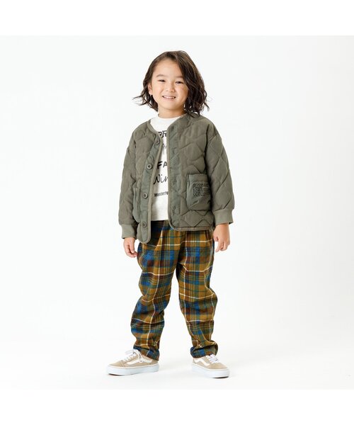 F.O.KIDS（エフオーキッズ）の「【総柄】冬のあったかシェフパンツ（その他パンツ・キッズ・グリーン/ベージュ/ネイビー/キャメル・120/130/90/95/140/80/110/100）」の7枚目の写真